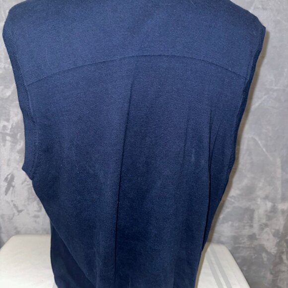 IZOD vneck sweater vest XLT EUC golf grandpacore old money - Picture 4 of 5